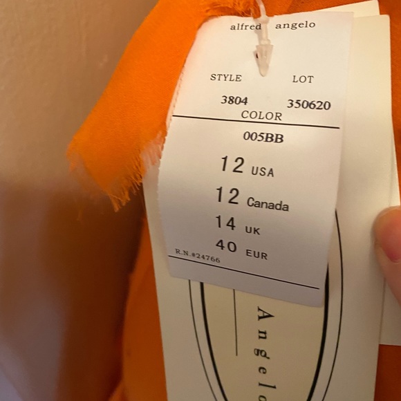 Alfred Angelo Halter cocktail gown Latin Dancer size 12 PROM - Picture 8 of 14